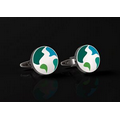 Stainless Steel Cufflinks - Custom Round